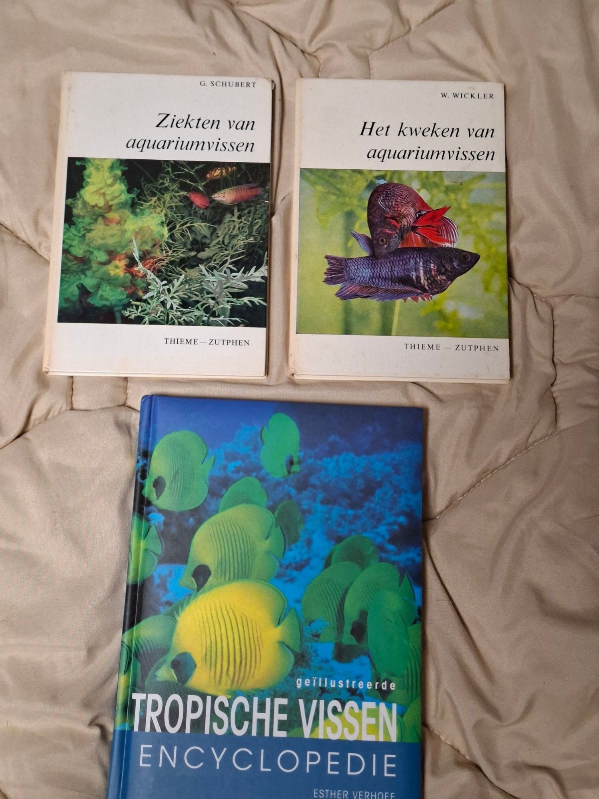 Boeken over aquariumvissen en tropische vissen, Boeken, Ophalen of Verzenden, Gelezen, Overige onderwerpen, G. Schubert, W. Wickler, Esther Verhoff