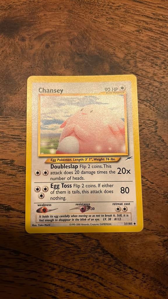 Chansey 31/105, Ophalen of Verzenden, Zo goed als nieuw
