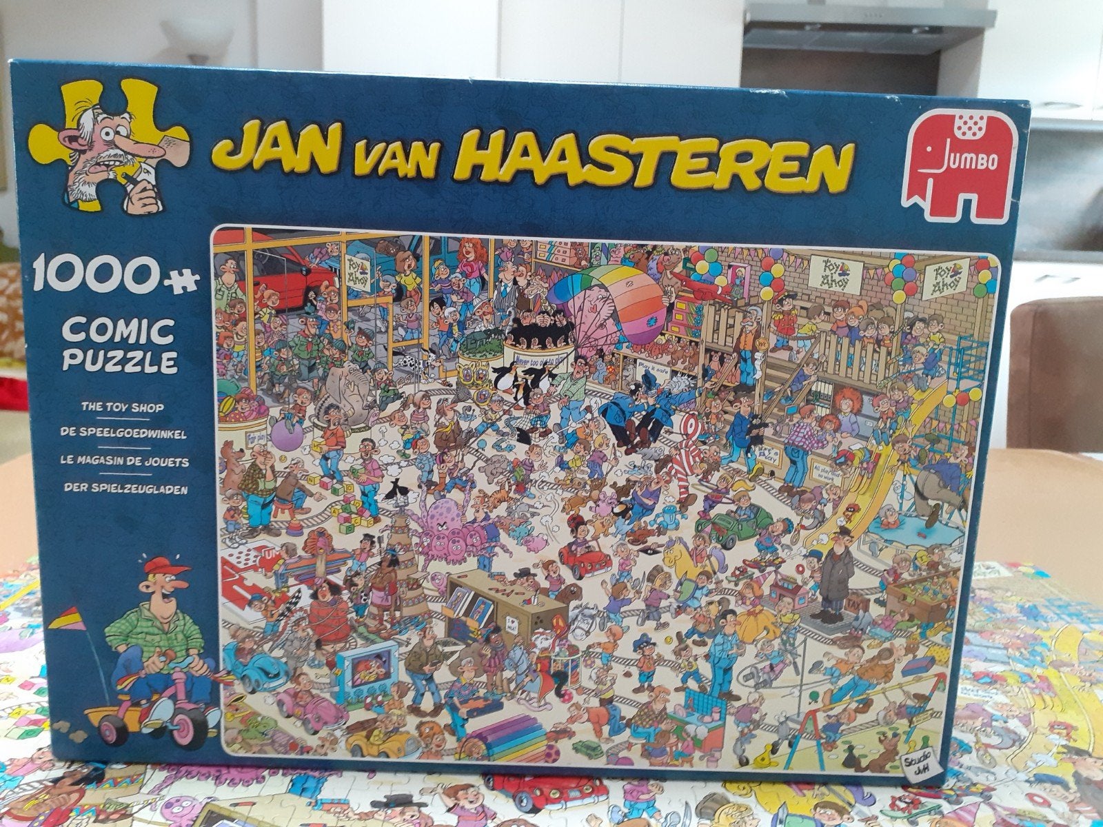 legpuzzel jan van haasteren speelgoedwinkel, Ophalen, 500 t/m 1500 stukjes, Zo goed als nieuw