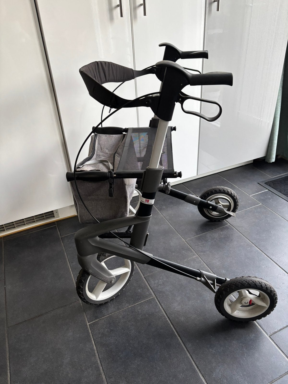 Topro Olympos ATR Rollator maat M+boodschappentas+rugsteun, Ophalen, Lichtgewicht, Zo goed als nieuw