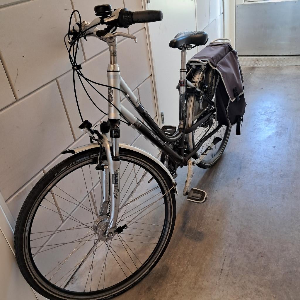 Damesfiets Simplex te koop., Fietsen en Brommers, Fietsen | Dames | Damesfietsen, Gebruikt, Velgrem, 47 tot 50 cm, Versnellingen
