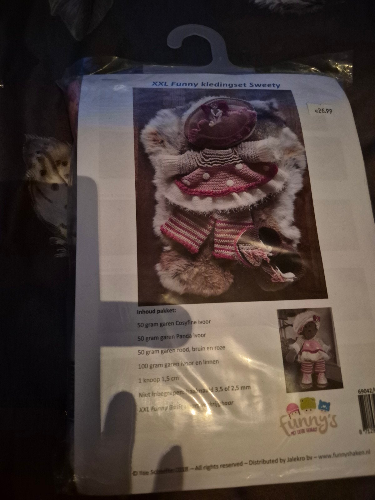 XXL funny haakpakket Vaste prijs€20,euro, Hobby en Vrije tijd, Breien en Haken, Verzenden, Zo goed als nieuw, Haken, Patroon of Boek