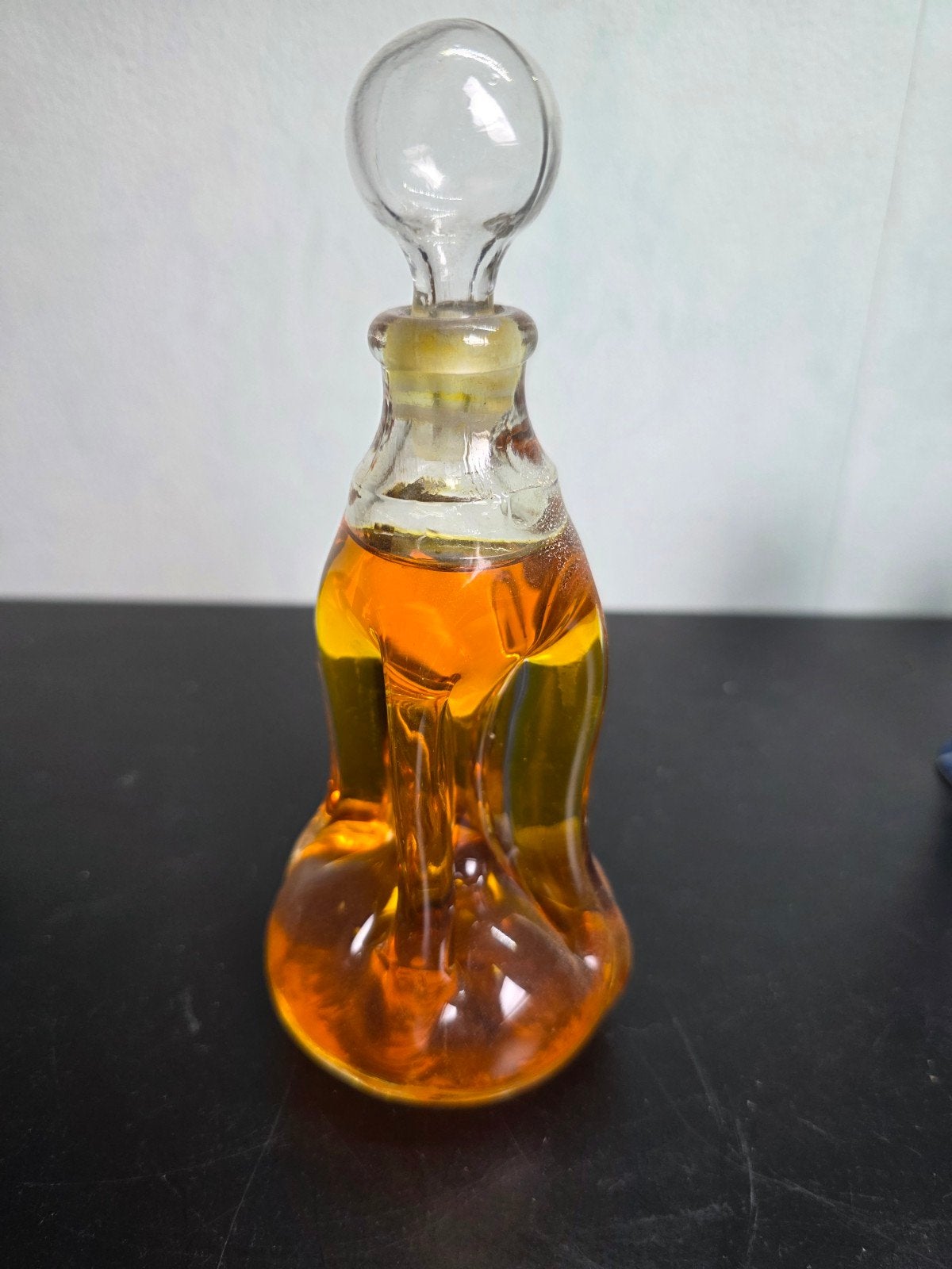 Antieke Klukkluk Fles - 18cm Hoog, Ophalen of Verzenden
