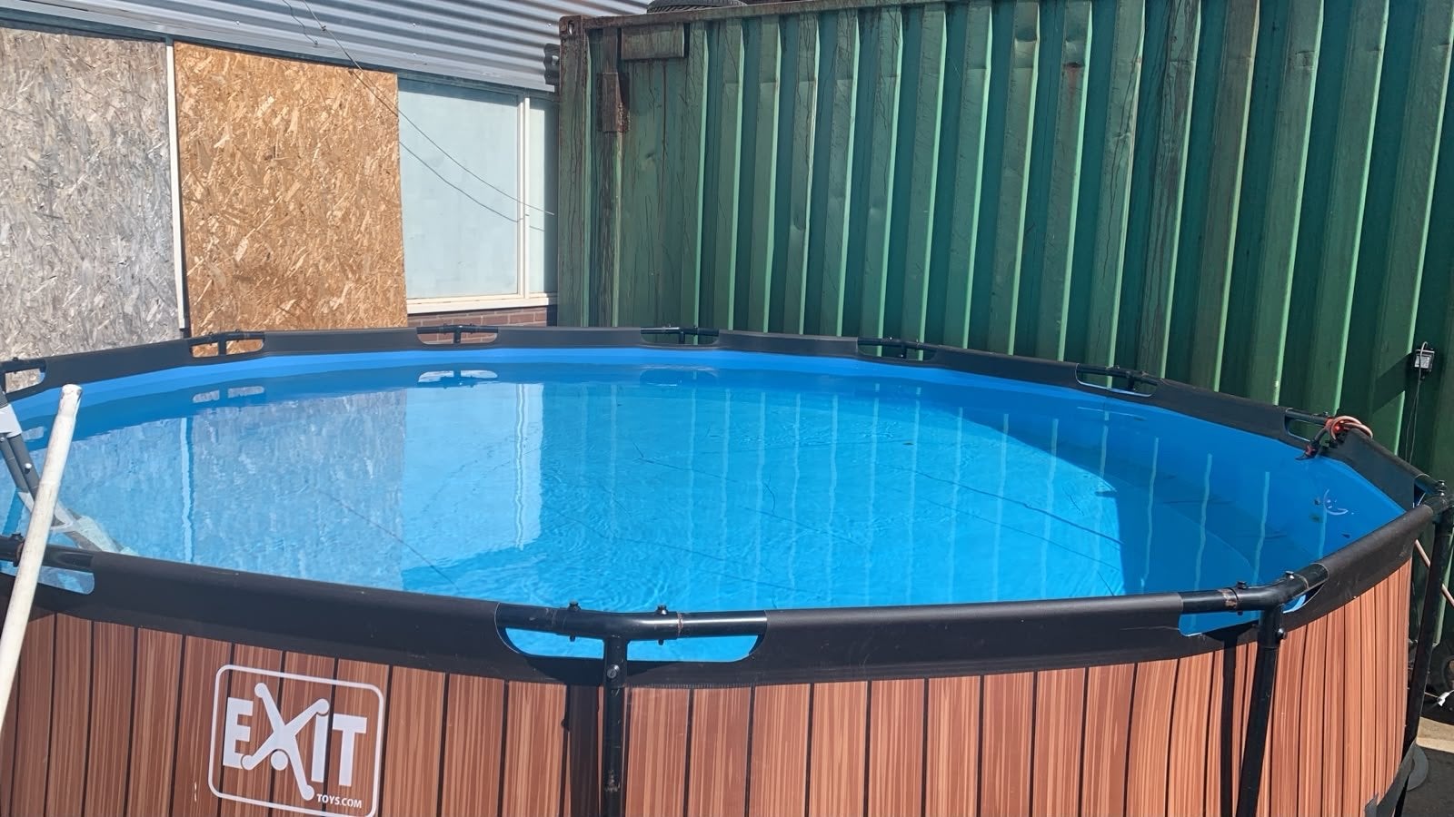 EXIT Toys Opzetzwembad, Tuin en Terras, Zwembaden, Ophalen, 80 tot 120 cm, Rond, 300 cm of meer