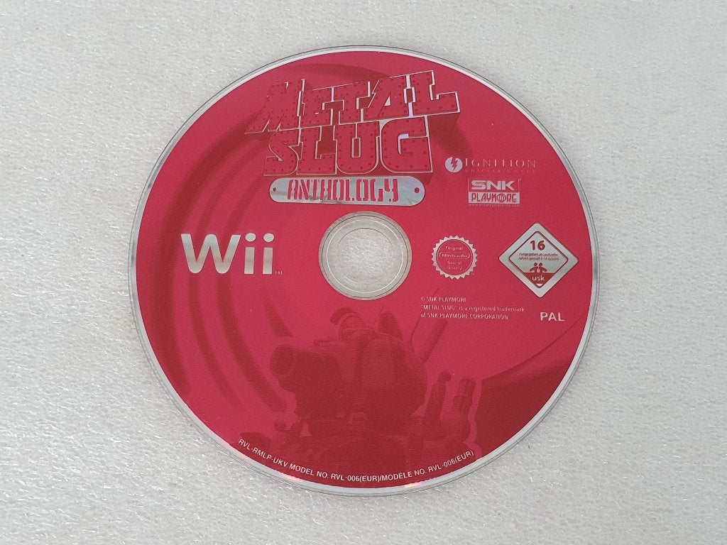 Nintendo Wii: Metal Slug Anthology (disc only), 1 speler, Ophalen of Verzenden, Gebruikt, Vanaf 3 jaar