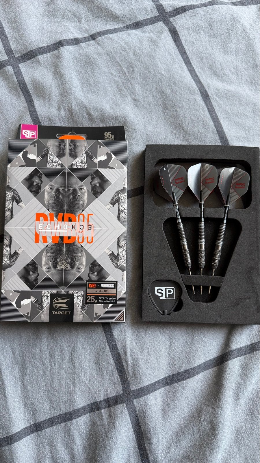 Target Raymond van Barneveld RVB 95% Echo Darts 25g, Sport en Fitness, Ophalen of Verzenden, Zo goed als nieuw, Pijlen