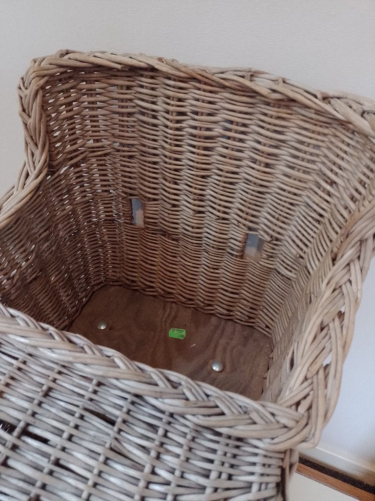 Rieten kinder fietszitje retro, Achterzitje, Gebruikt, Onbekend, Ophalen of Verzenden