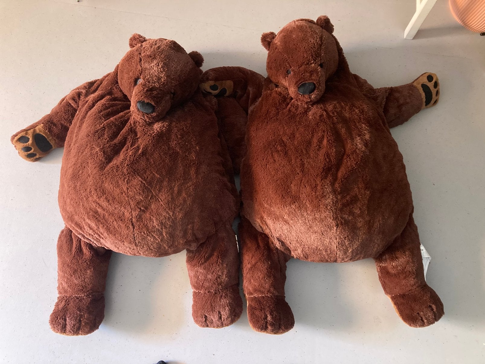 Grote knuffel beer bruin ikea djungelskog 2x, Ophalen of Verzenden, Zo goed als nieuw, Beer