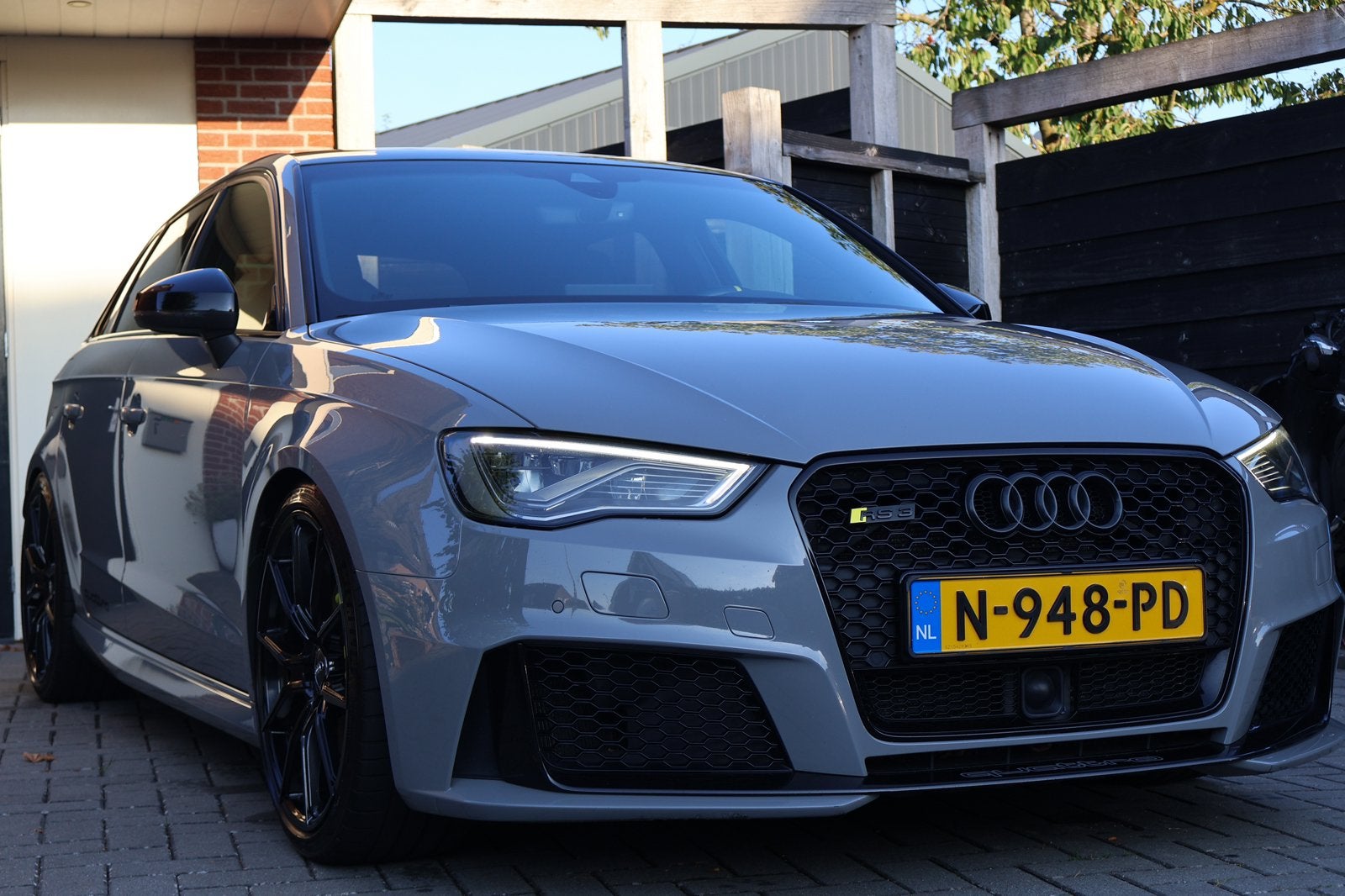 Audi RS3 | Nardo | B&O | RS Kuip | ACC | Nieuwe Motor Forged, Auto's, Audi, Automaat, Zwart, RS3, Leder