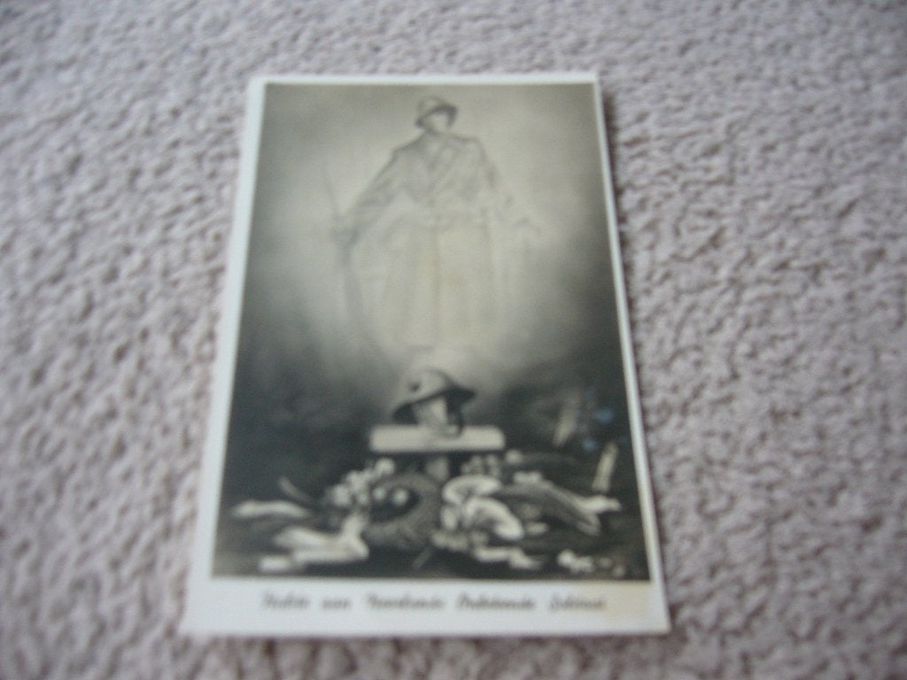 HULDE AAN NEERLANDS ONBEKENDE SOLDAAT, Verzamelen, Ophalen of Verzenden, Voor 1920, Ongelopen, Overige thema's