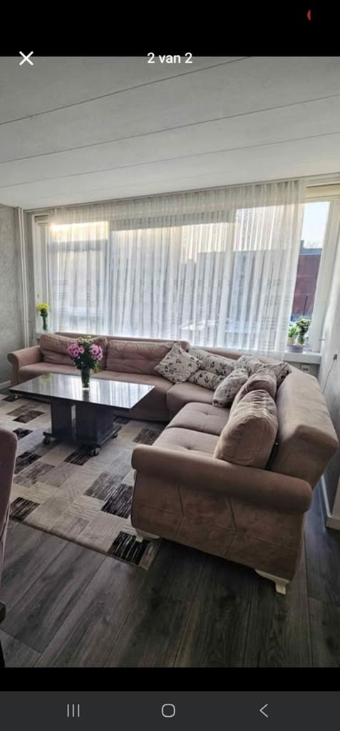 Hoekbank met slaapfunctie, Huis en Inrichting, Banken | Bankstellen, Ophalen, Gebruikt, 100 tot 125 cm, Hoekbank