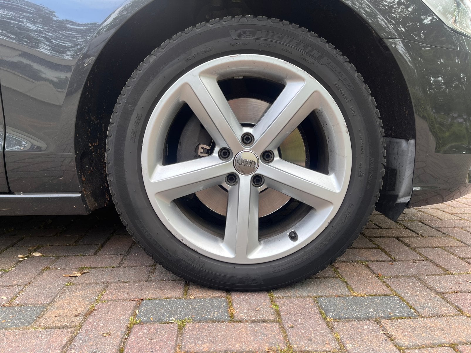 Audi velgen en banden 5x112 245/45R18 velg s RS, Auto-onderdelen, Banden en Velgen, Ophalen, 18 inch, 245 mm, Velg(en)