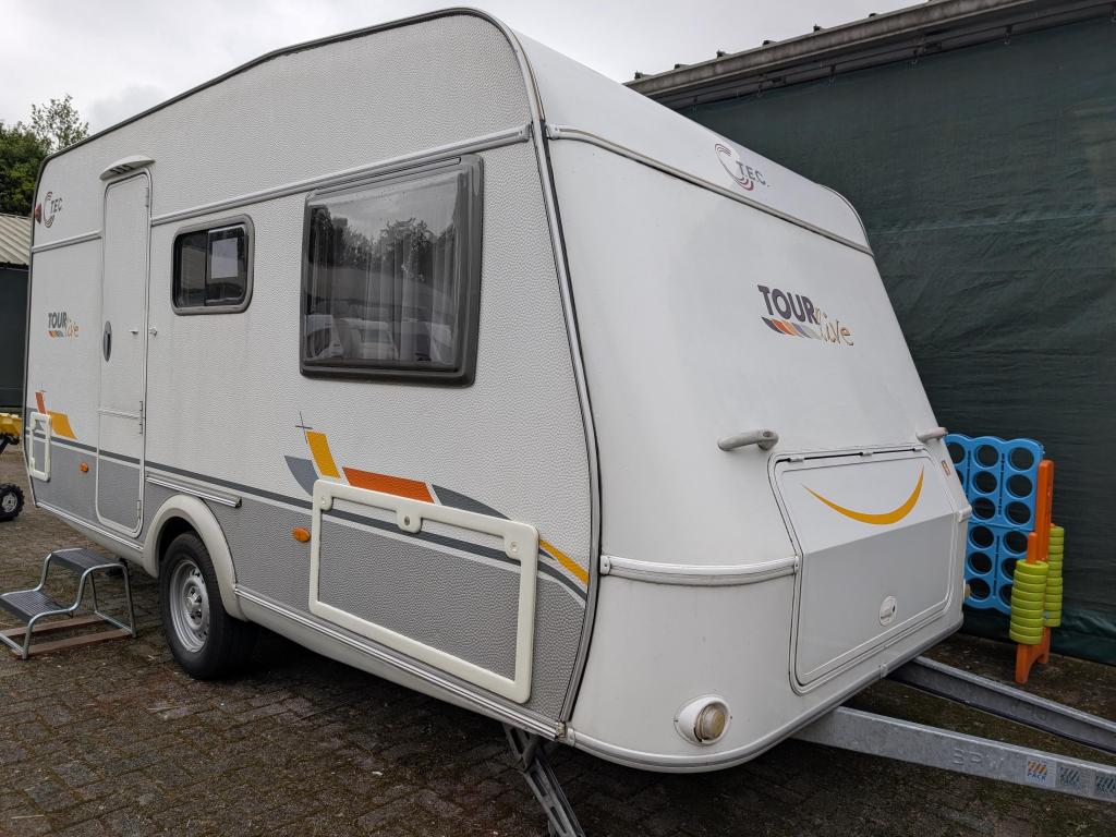 TEC tour 400 + voortent, Caravans en Kamperen, Caravans, T.E.C., Rondzit, Bedrijf, Schokbreker