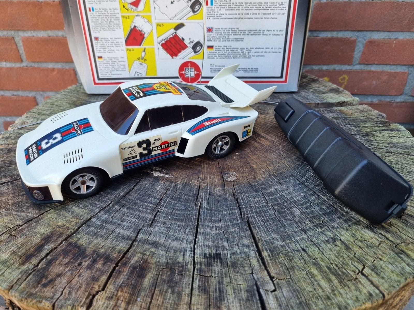 REEL Porsche 935 Martini RC Auto met afstandsbedienin, Ophalen of Verzenden, Nieuw, Auto's