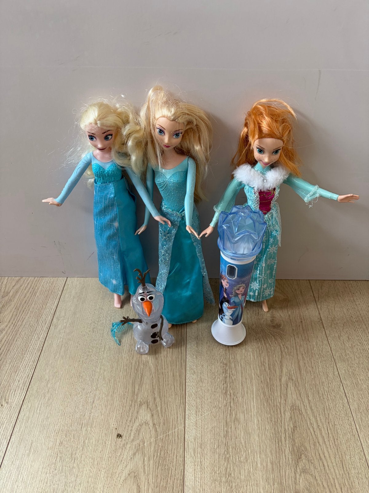 Frozen poppen set met Elsa, Anna en Olaf, Kinderen en Baby's, Ophalen, Gebruikt, Overige typen
