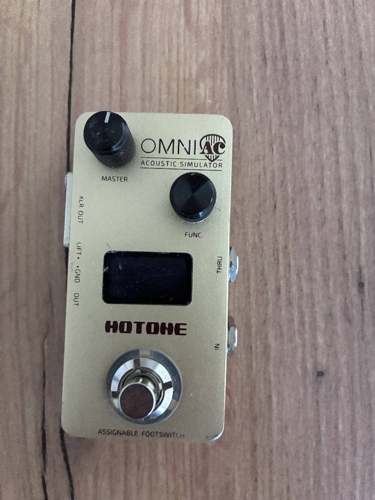 HOTONE OMNI AC Acoustic Simulator Pedal, Ophalen of Verzenden, Gebruikt, Overige typen