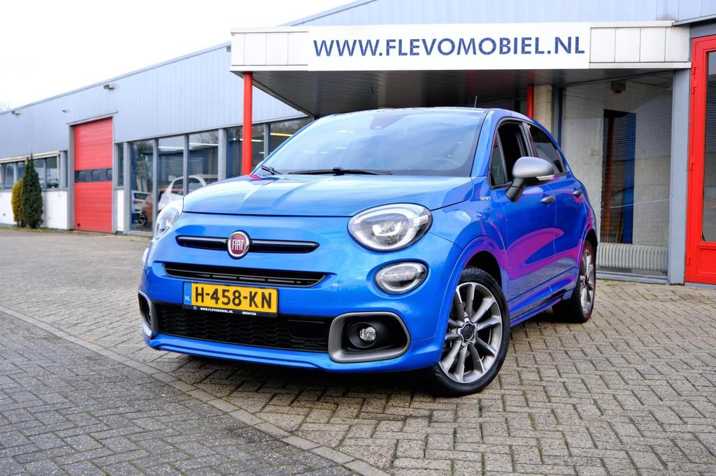 Fiat 500 X 1.3 150pk GSE Sport Aut. Half Leder|Navi|LMV|Dab|, Auto's, Fiat, Gebruikt, 4 cilinders, 150 pk, Blauw