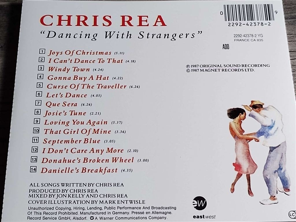 Chris Rea - Dancing With strangers, Ophalen of Verzenden, Zo goed als nieuw