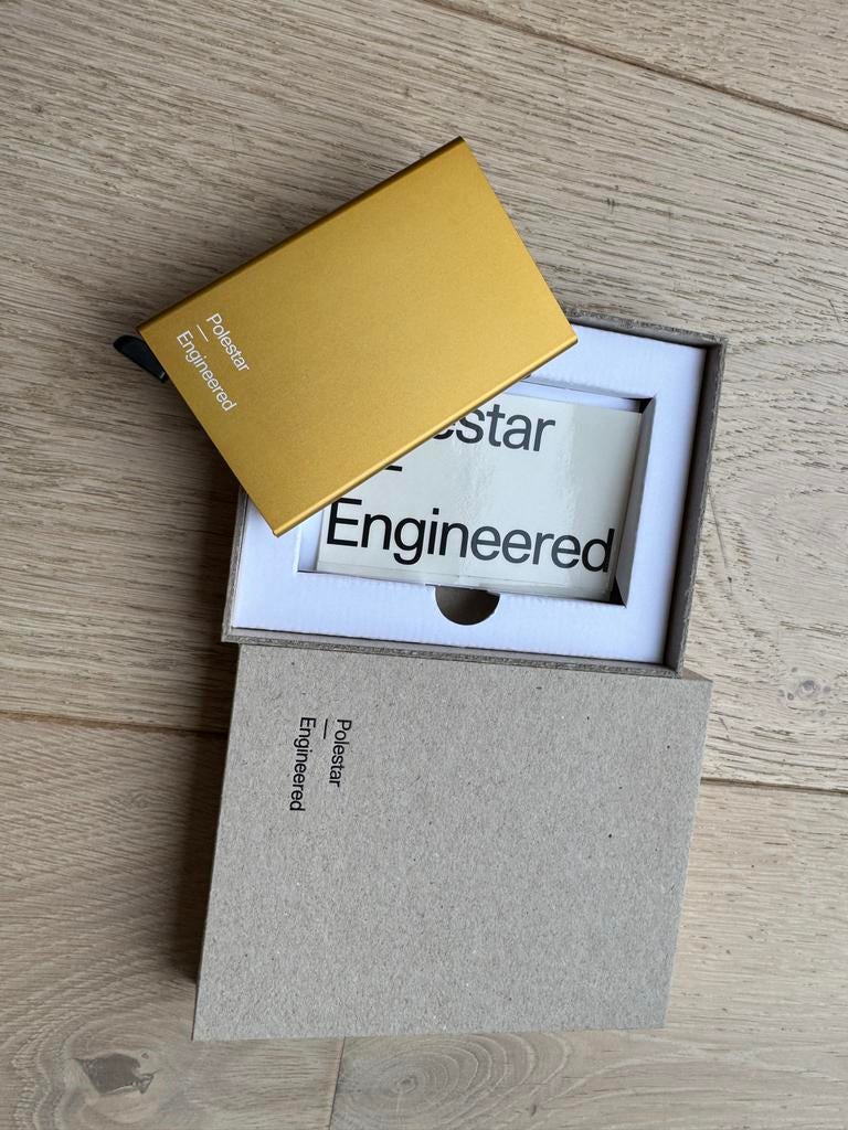 Nieuwe Volvo Polestar Engineered Secrid Cardprotector, Ophalen of Verzenden, Nieuw, Geel, Overige merken