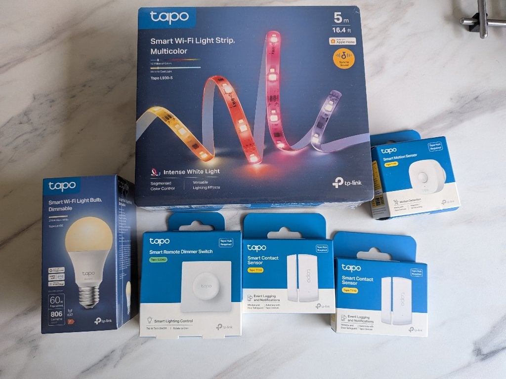 Tapo Bundle - light strip, sensor, deur, dimmer switch, Ophalen of Verzenden, Nieuw, Minder dan 50 watt