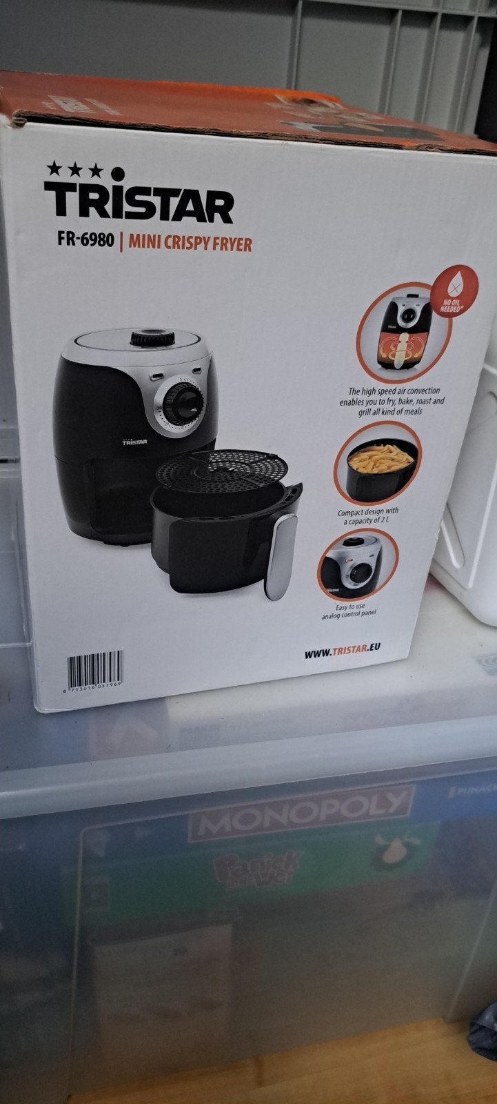 Tristar mini crispy fryer, Ophalen
