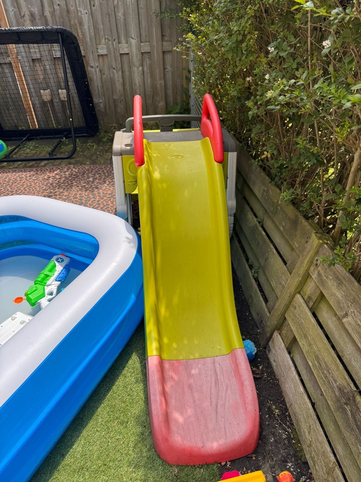 Smoby Glijbaan met Auto Speeltoestel, Ophalen, Gebruikt, Glijbaan