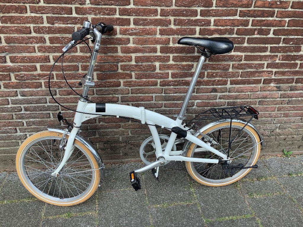 Vouwfiets 20 inch in goede staat 7 versnellingen, Fietsen en Brommers, Fietsen | Vouwfietsen, 20 inch of meer, Gebruikt, Velgrem