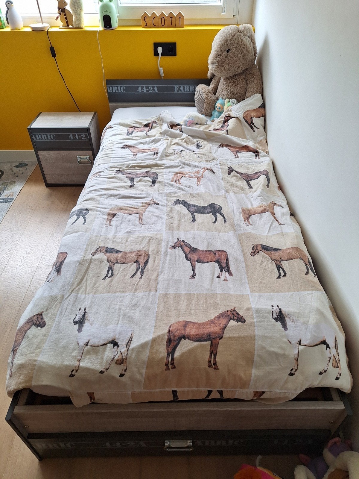 Complete stoere jongens slaapkamer., Ophalen, Zo goed als nieuw, Eenpersoons