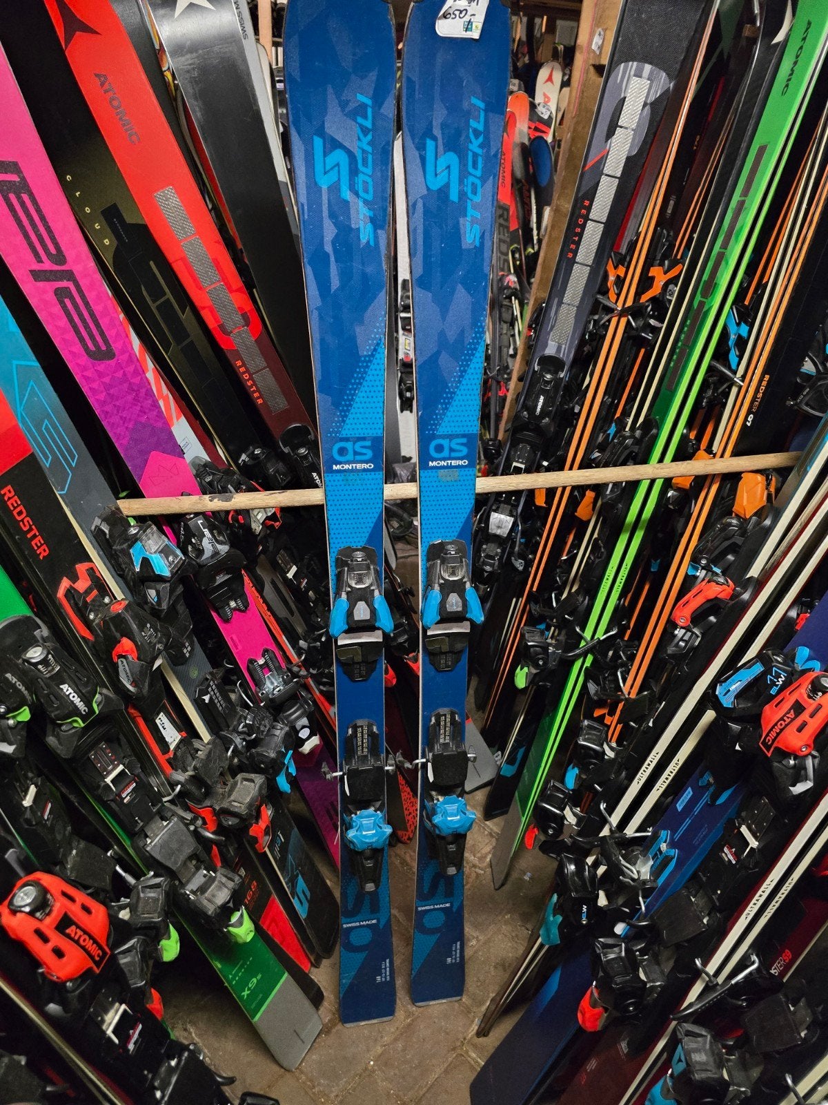 160cm STOCKLI MONTERO AS ALL MOUNTAIN SL SKI VOOR KENNER, Overige merken, 160 tot 180 cm, Stockli, Gebruikt