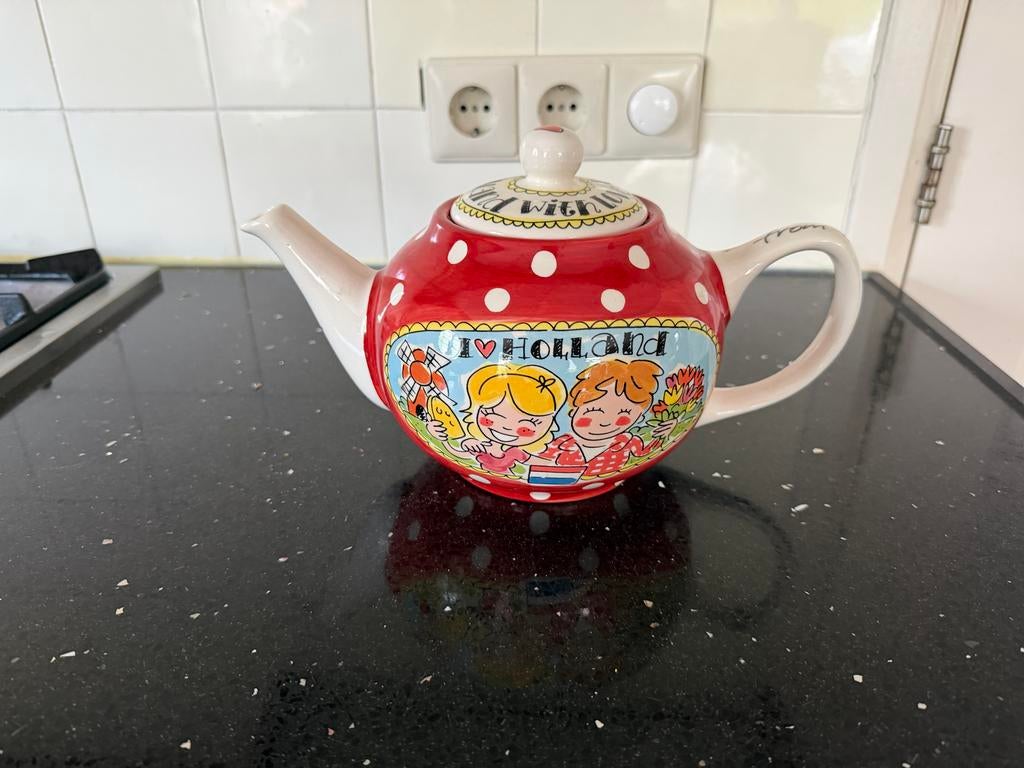 Blond Amsterdam Theepot - I Love Holland, Huis en Inrichting, Ophalen, Blond Amsterdam, Overige typen, Zo goed als nieuw