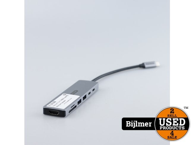 Sitecom 7-in-1 USB-C met PD Multiport-adapter, Computers en Software, Pc speakers, Zo goed als nieuw