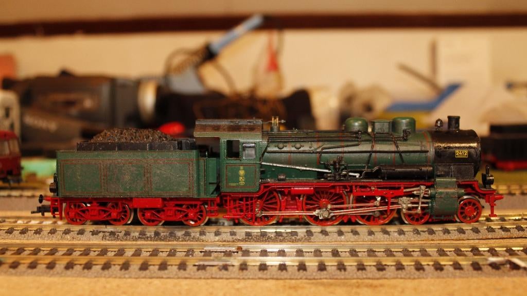 Fleischmann 4800 H0 Stoomlocomotief P8 KPEV – mooie staat, Gebruikt, Fleischmann, Ophalen of Verzenden, Analoog