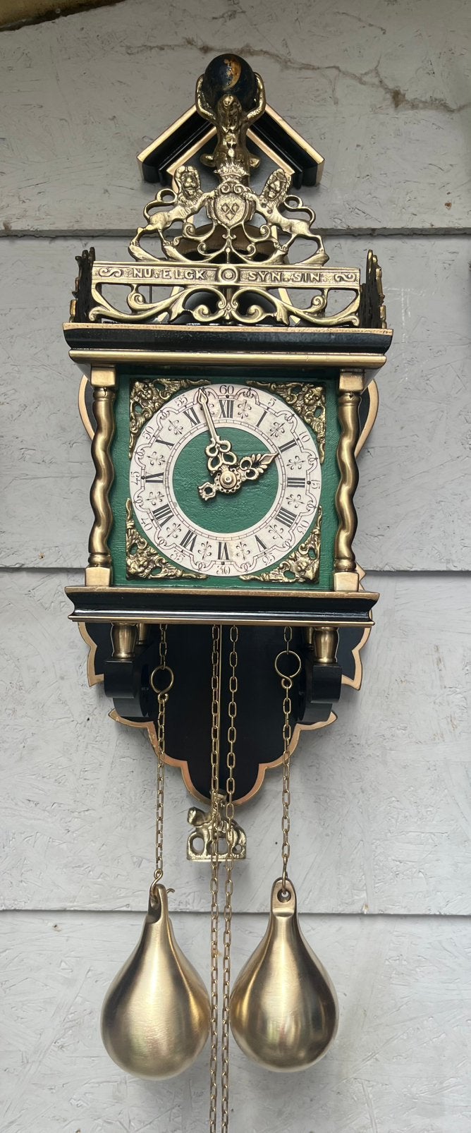 Bijzondere en zeer nette Zaanse klok, Antiek en Kunst, Ophalen