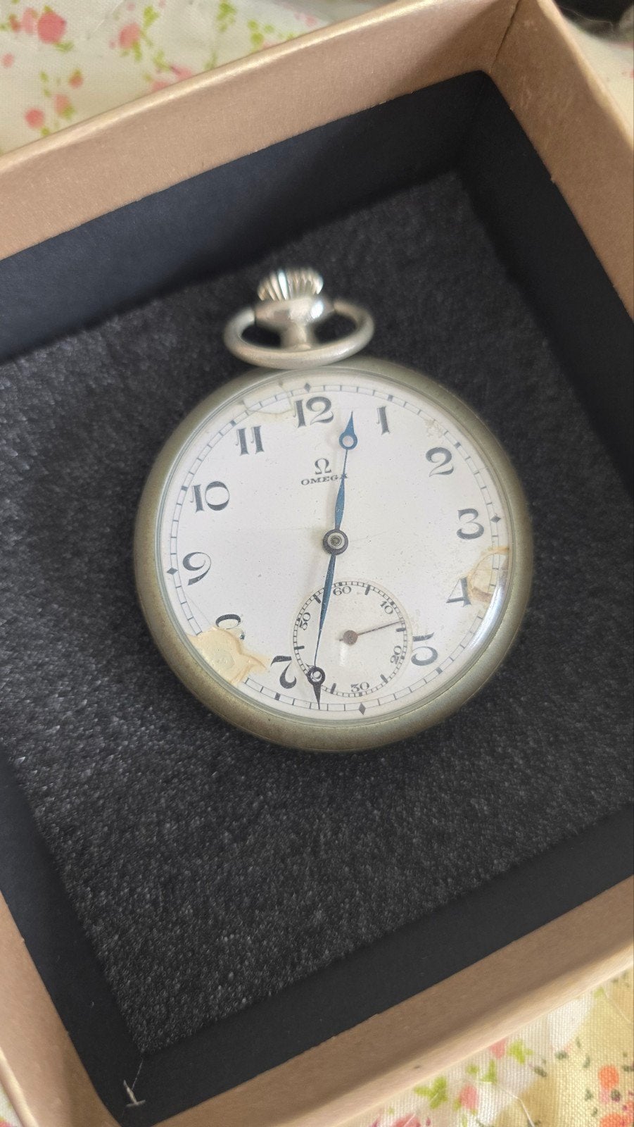 Omega Zakhorloge - Klassiek en Functioneel, Sieraden, Tassen en Uiterlijk, Overige materialen, Zakhorloge, 1900 tot 1930, Ophalen of Verzenden