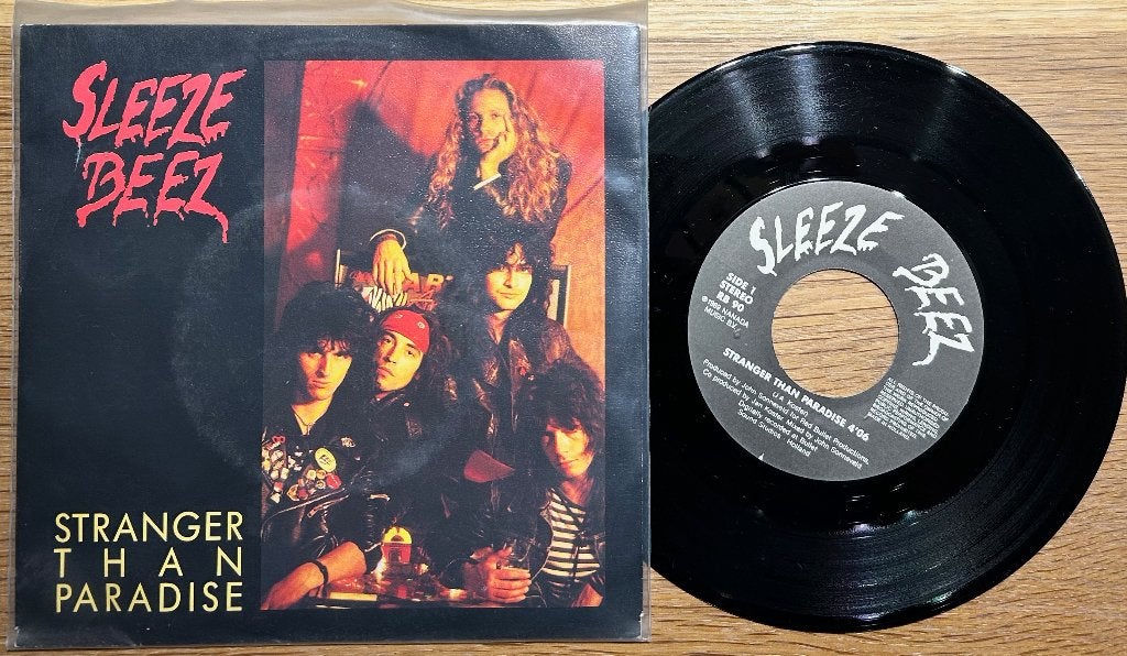 7# SLEEZE BEEZ - Stranger than paradise (MINT), Ophalen of Verzenden, Zo goed als nieuw, 7 inch, Rock en Metal