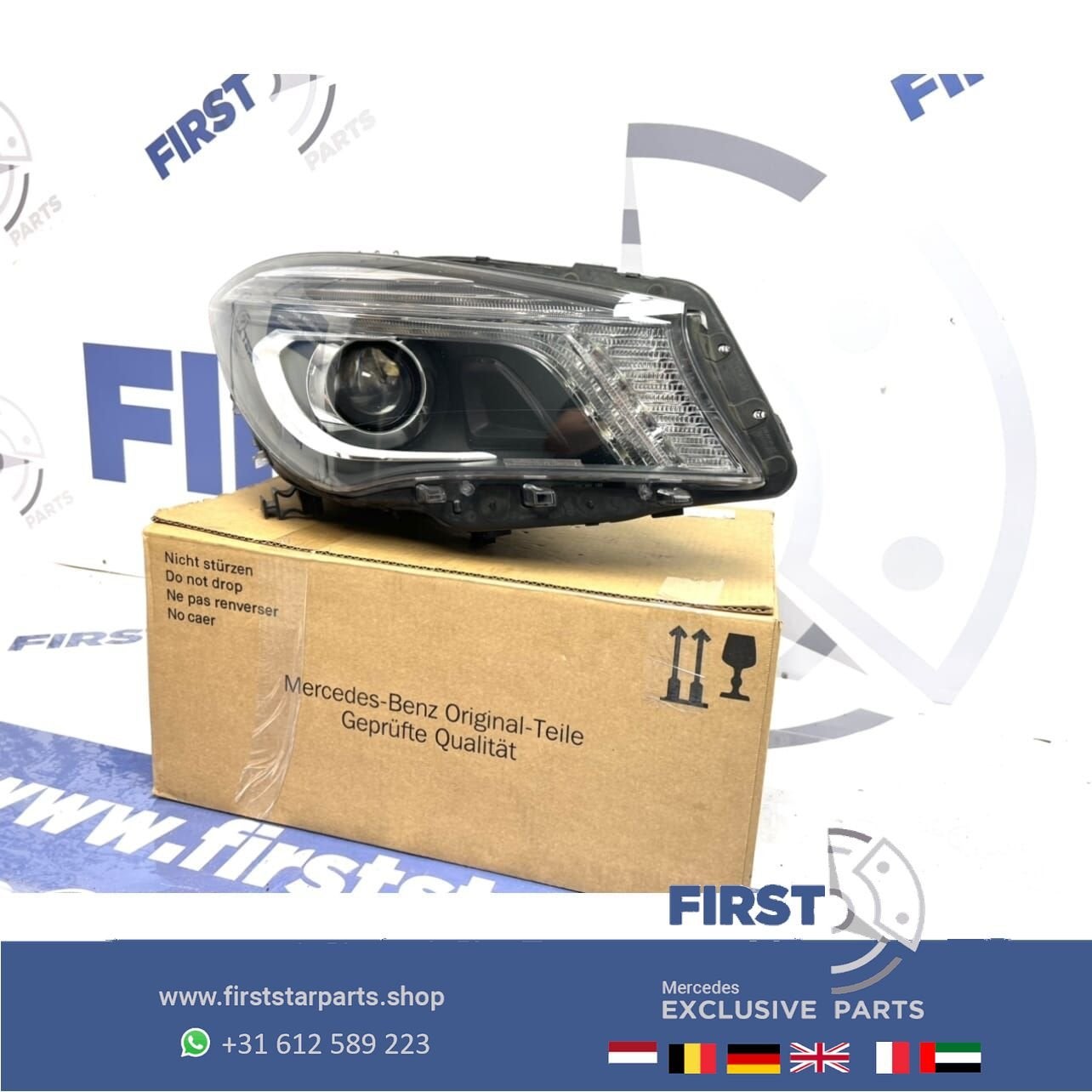 W117 CLA LED BIXENON KOPLAMP RECHTS origineel Mercedes BI XE, Gebruikt, -, Ophalen of Verzenden, -