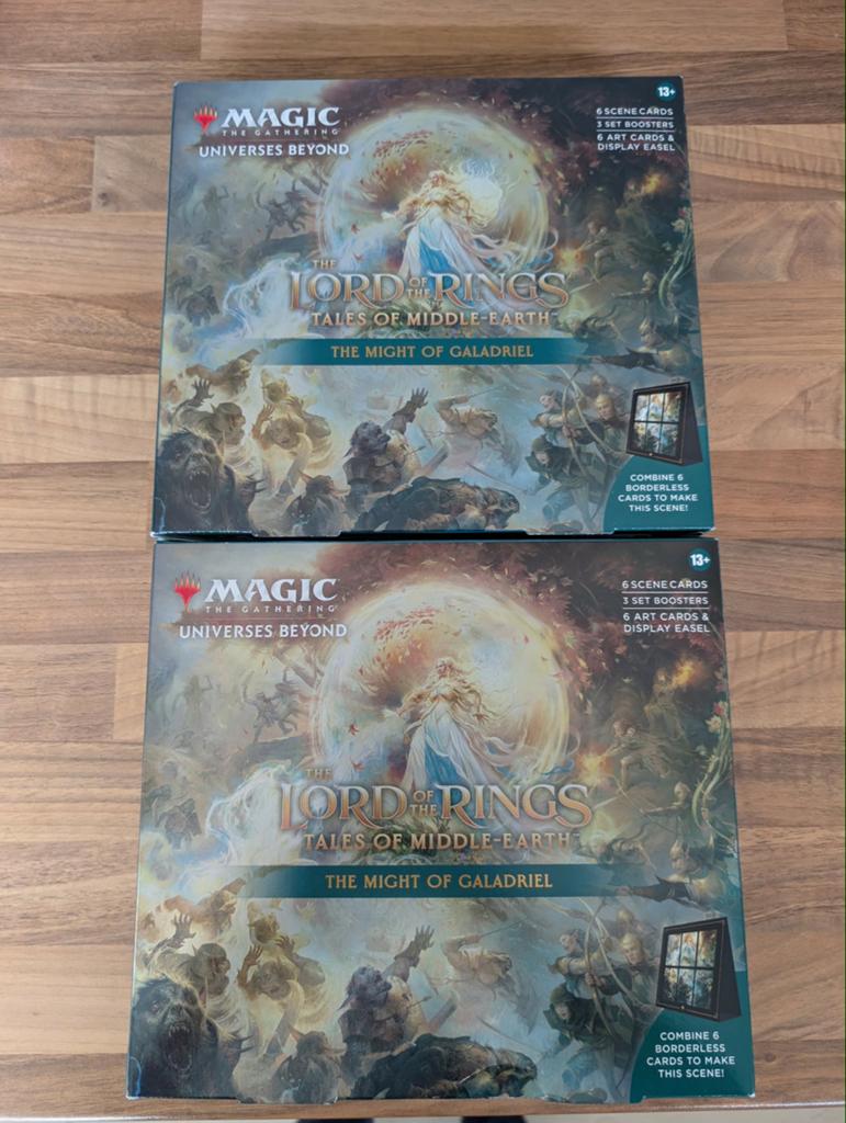 MTG Lord of the Rings Bundel: 7x Draft Booster Box + 2x Scen, Hobby en Vrije tijd, Verzamelkaartspellen | Magic the Gathering