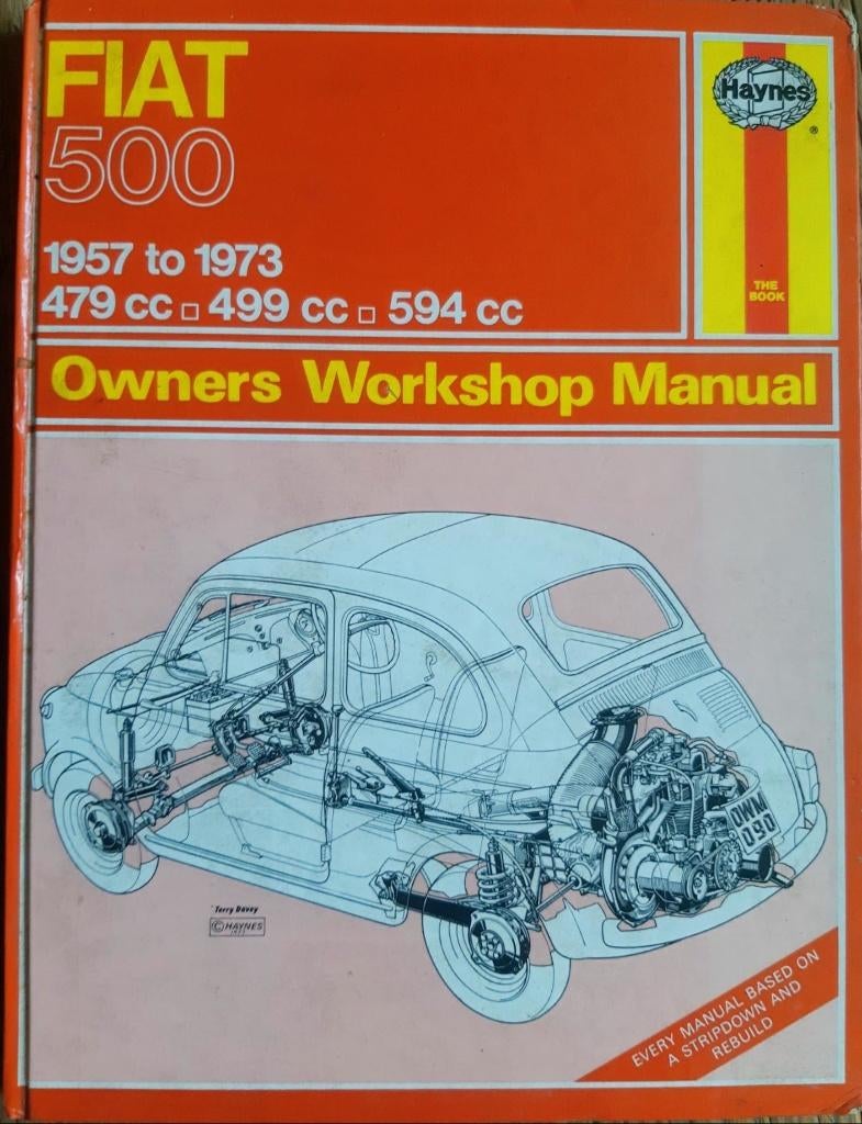 Werkplaatshandboek Fiat 500 Haynes, Auto diversen, Handleidingen en Instructieboekjes, Verzenden