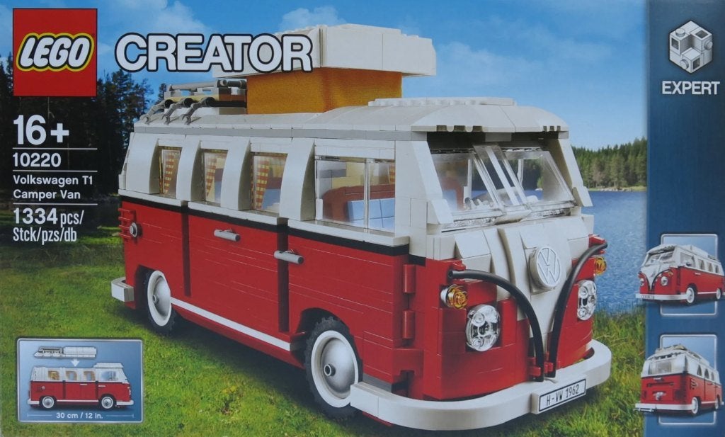 LEGO 10220 Volkswagen T1 Camper Van Bouwset - nieuw in doos, Ophalen of Verzenden, Nieuw, Overige merken