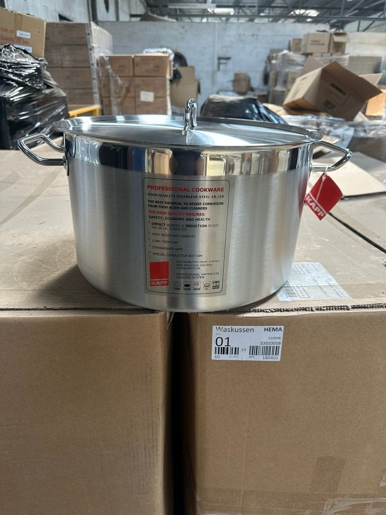 Pallet met Kook en Wokpannen, Ophalen, Nieuw, Pannenset, Rvs