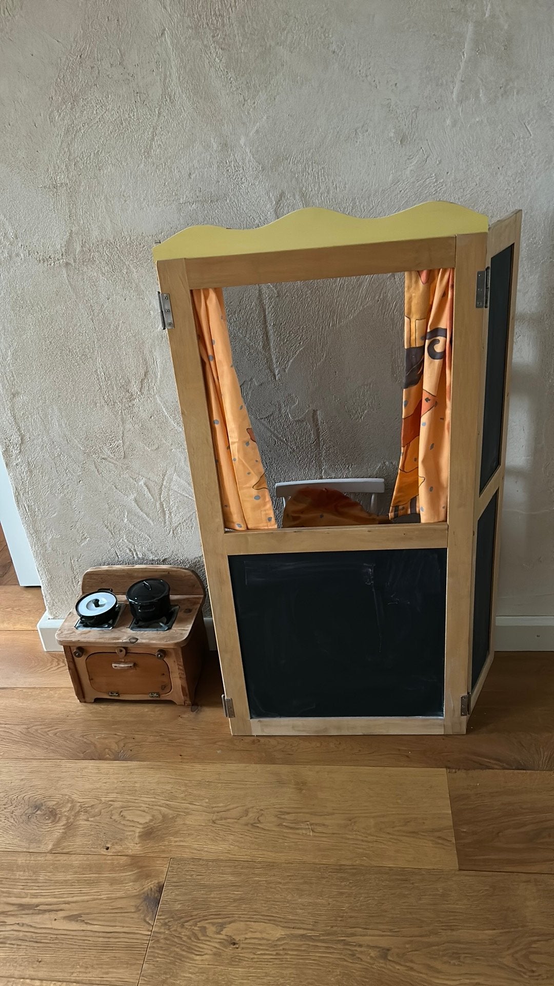 Poppenkast met stokpoppen, Ophalen of Verzenden, Jongen of Meisje