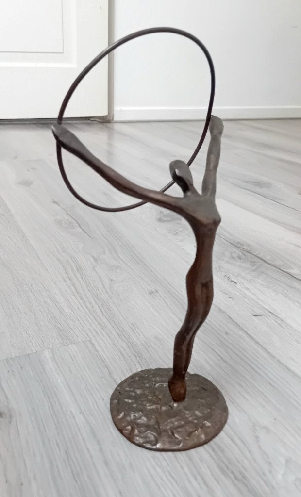 vintage Bronzen Ballerina, Verzenden