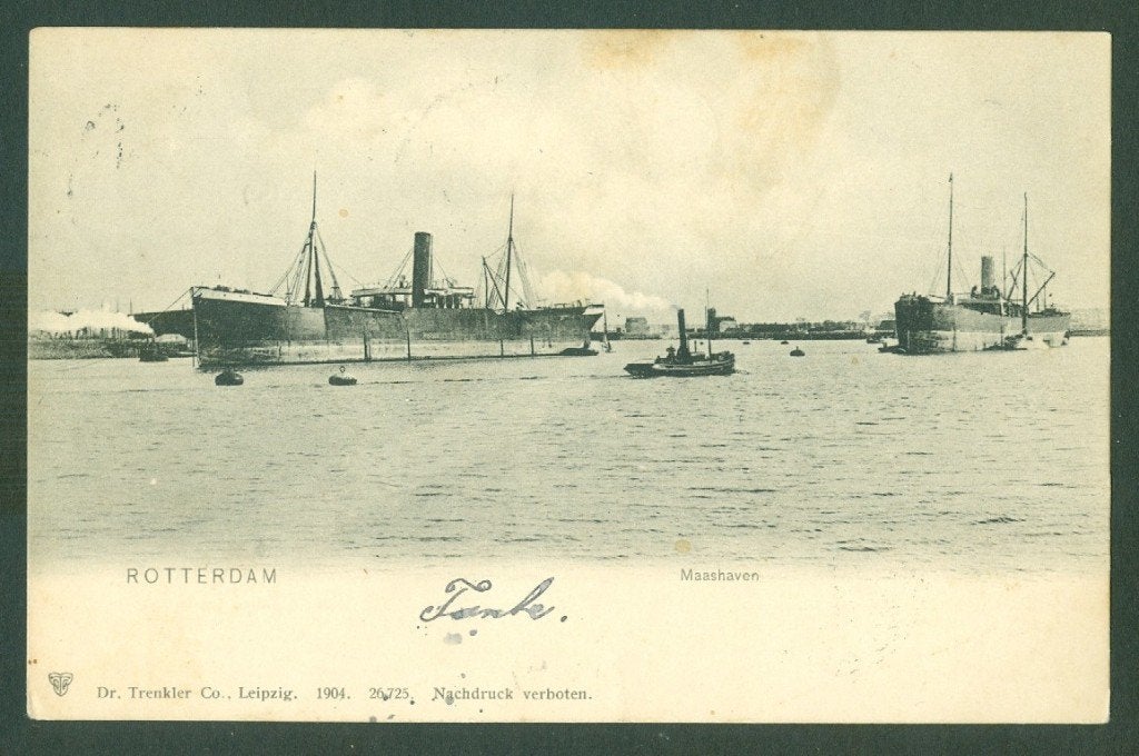 AK Rotterdam Trenkler 26725 Maashaven 1905, Ophalen of Verzenden, Voor 1920, Gelopen, Zuid-Holland