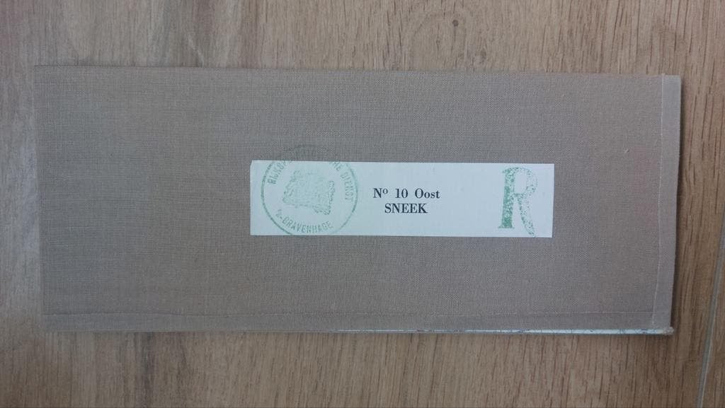 10OOST Sneek Bolsward Heeg Tzum Ijlst Stafkaart uit 1973, Boeken, Topografische Dienst Nederland, Ophalen of Verzenden, 1800 tot 2000