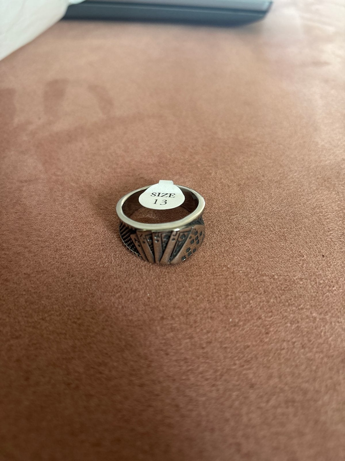 Outlaws Amsterdam Ring Maat 13 Zilverkleurig, Sieraden, Tassen en Uiterlijk, Ringen, Overige materialen, Gemachtigd in de eu, Gemachtigd in de eu