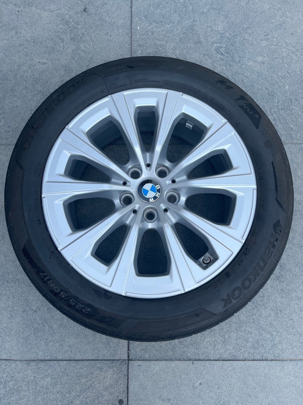 BMW 17 inch velgen met Hankook Ventus S1 evo3 zomerbanden, Ophalen, Gebruikt, Banden en Velgen, 17 inch