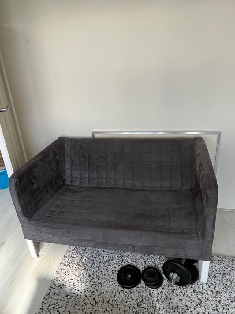 Ikea Knopparp 2-zits bankje voor kleine ruimtes, Ophalen, Gebruikt, Minder dan 75 cm, Tweepersoons