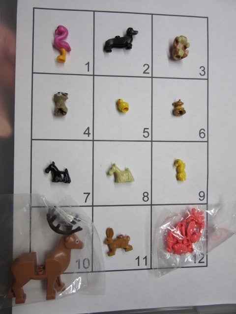 L1304 LEGO DIEREN LUIAARD WASBEER EEND MUIS HOND HAAS HERT, Dalwagen 45b, 6669 CB Dodewaard, Lego, Nieuw, Ophalen of Verzenden
