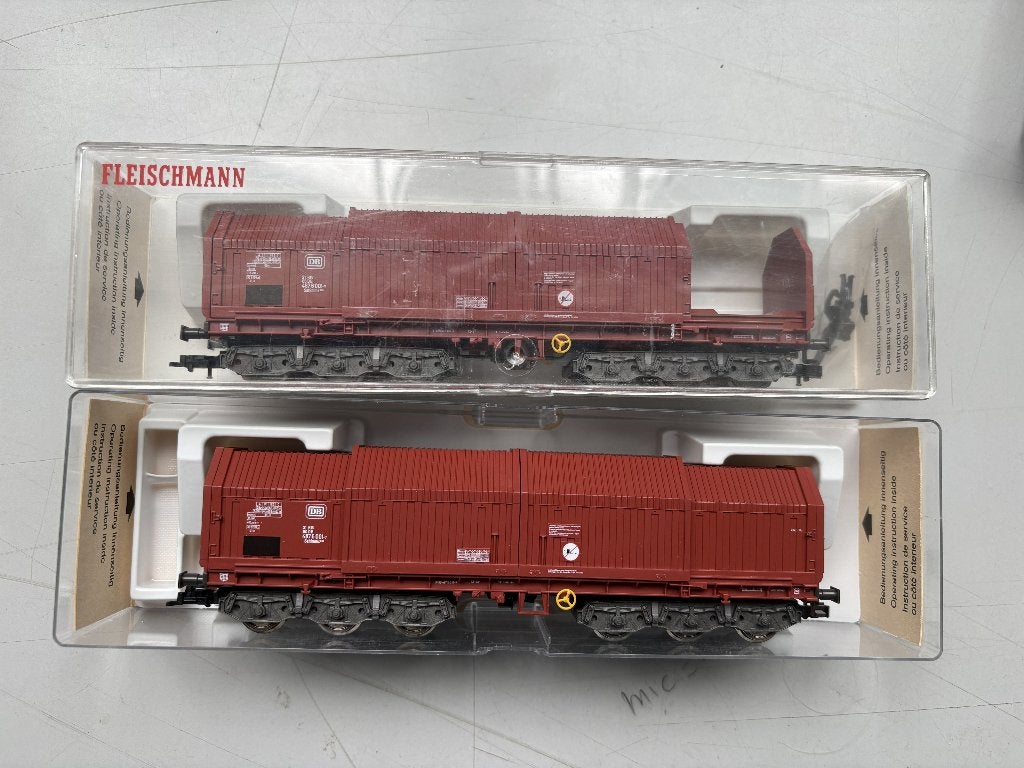 Fleischmann wagons 5387, Gebruikt, Gelijkstroom, Fleischmann, Wagon