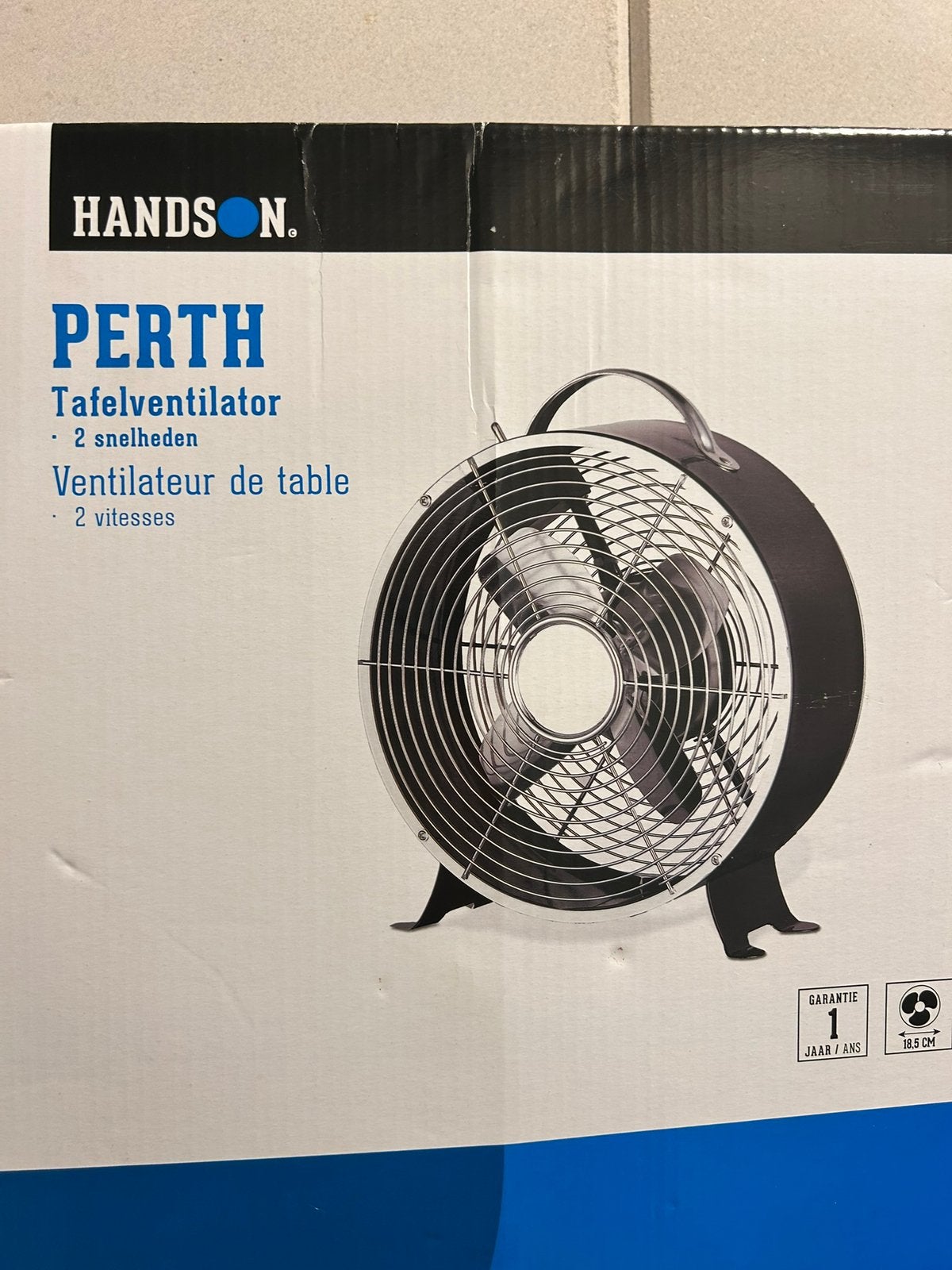 Tafelventilator, Ophalen of Verzenden, Zo goed als nieuw, Tafelventilator